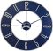 Bulova Steel Oversize Wall Clock
